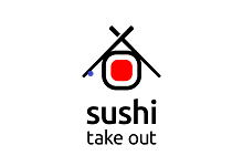 Логотип Sushi Take Out