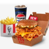 Дабл бургер меню KFC